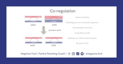 Blog 5.9 What is co-regulation? Will it help my parenting? Positive Parenting Coach MegAnne Ford