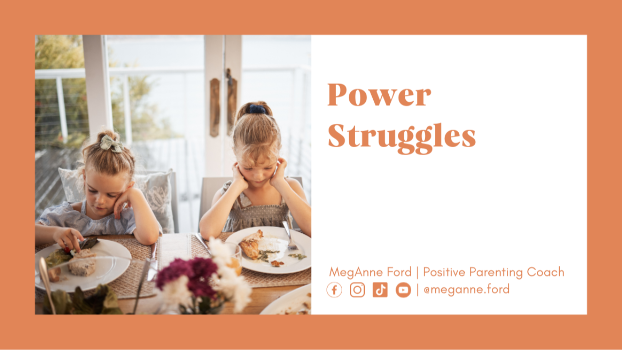 Blog Power Struggles | Positive Parenting Coach MegAnne Ford