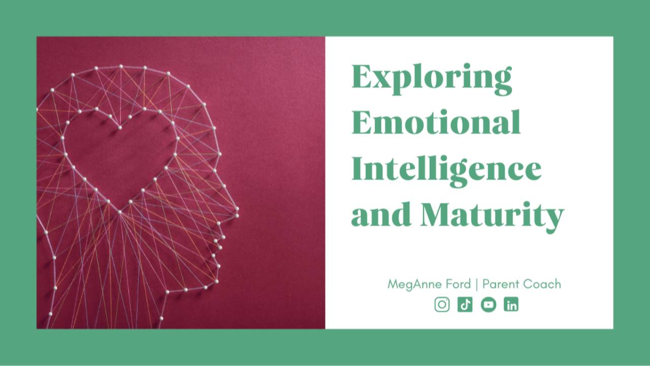 Exploring Emotional Intelligence and Maturity