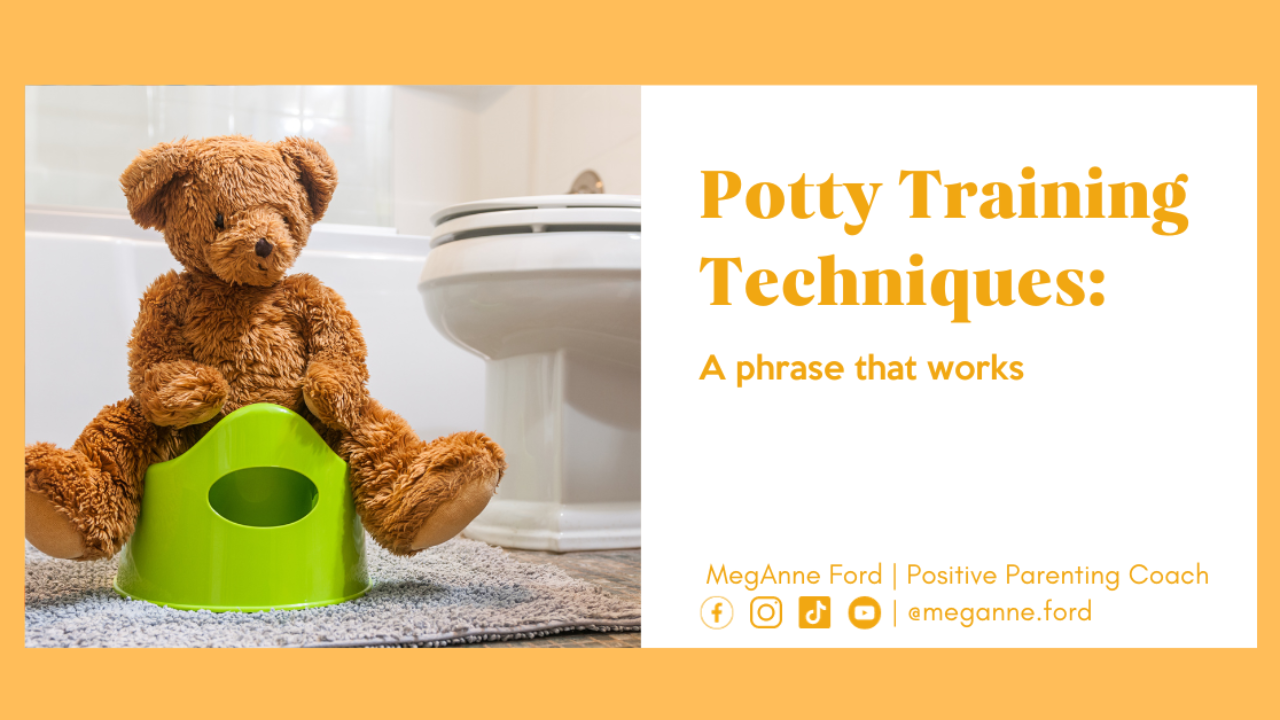 Potty Training Methods: A phrase that works