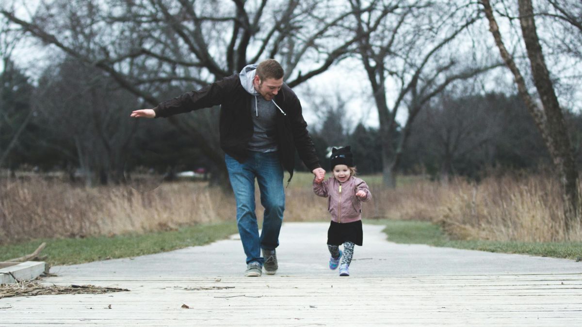 Father and Daughter and being present